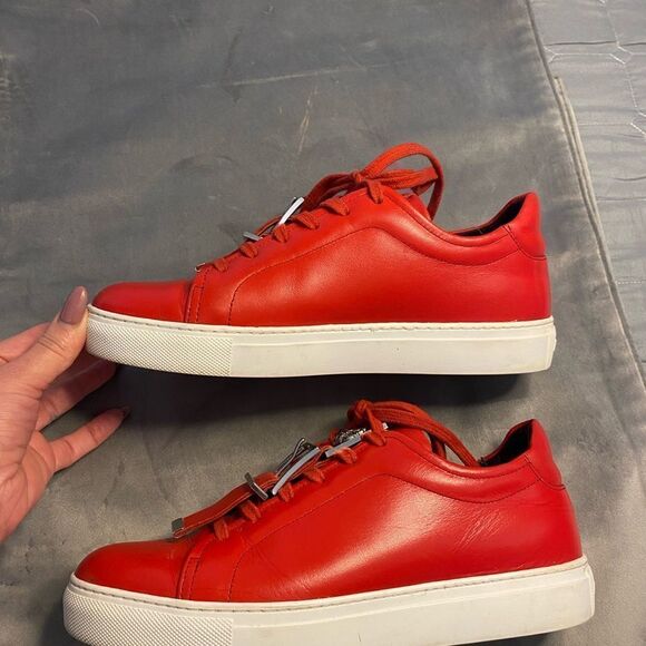 Versace red sneakers, size 8 - Picture 4 of 8